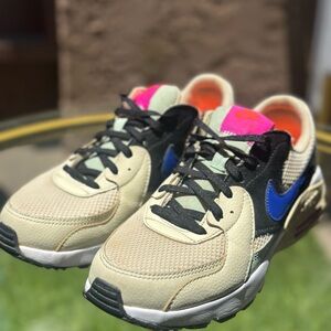 Nike Blue and Pink Sneakers Air Max 90